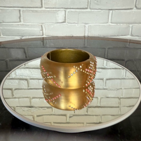 Alexis Bittar Gold & Coral Handcrafted Jewelry - Picture 5 of 13